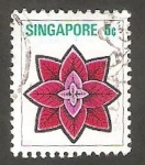 Stamps Singapore -  189 - Flor coleus blumeï 