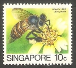 Stamps Singapore -  456 - Abeja