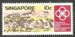Stamps : Asia : Singapore :  467-25 Anivº de la Asociación popular de tiempo libre, Actividades juveniles y clubs deportivos