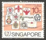 Stamps : Asia : Singapore :  479 - Año Internacional de la Juventud 