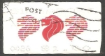 Stamps Singapore -  Cabezas de leones de Singapur