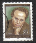 Stamps Austria -  Franz Werfel (1890-1945) novelista, poeta y dramaturgo
