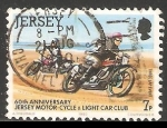 Stamps United Kingdom -  60 Aniversario de Motor-Cycle 