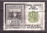 Stamps Andorra -  Primera expo de sellos