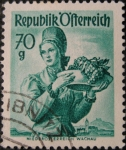 Stamps Austria -  Austrian Costumes: Lower Austria, Wachau.
