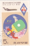 Stamps North Korea -  campeonato tenis mesa