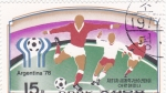 Stamps North Korea -  Mundial de futbol Argentina-78