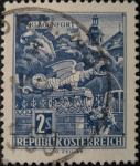Stamps Austria -  Dragon Fountain, Klagenfurt