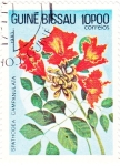 Sellos de Africa - Guinea Bissau -  flores