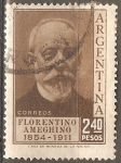 Stamps Argentina -  Florentino Ameghino