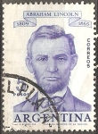 Stamps : America : Argentina :  Abraham Lincoln