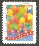 Sellos de Asia - Singapur -  727 - Globos