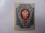 Sellos de Europa - Rusia -  Rusia-URSS - Russia-Escudo de Armas-20 Kon - (Sin Dentar)