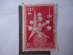 Stamps : Europe : Belgium :  Belgica 1958 
