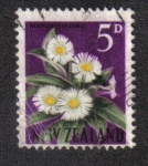 Sellos de Oceania - Nueva Zelanda -  Flor Matua-Tikumu