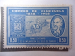 Sellos de America - Venezuela -  Correo de Venezuela 1858-1958 - PrimerCentenario de la Implantación del Sello de Correo .- Don Migue