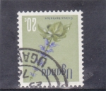 Stamps : Africa : Uganda :  flores