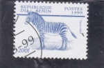 Sellos de Africa - Benin -  cebra