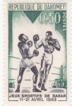 Sellos de Africa - Benin -  boxeo