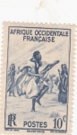 Stamps : Europe : Mauritania :  danza