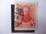 Stamps Russia -  Zar Alexander III de Rusia (1845-18949) - 300-years Romanov Dynasty