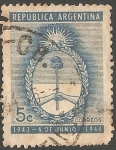 Stamps Argentina -  Escudo nacional