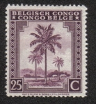 Stamps Democratic Republic of the Congo -  Palmeras, Congo Belga