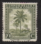 Sellos de Africa - Rep�blica Democr�tica del Congo -  Palmeras, Congo Belga