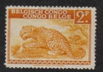 Sellos del Mundo : Africa : Rep�blica_Democr�tica_del_Congo : Leopardo, Congo Belga