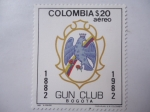 Stamps Colombia -  Gun Club - Bogotá 1882-1982