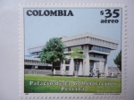 Stamps Colombia -  Palacio de la Gobernación - Pereira