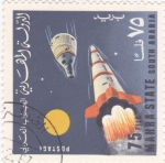 Stamps Yemen -  aeronautica-MAHRA STATE