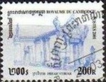Stamps : Asia : Cambodia :  CAMBOYA 2001 Michel 2176 Sello Serie Monumentos Templo Preah Vihear Usado