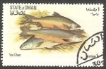 Stamps Oman -  Fauna marina