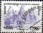 Stamps Cambodia -  CAMBOYA 2001 Michel 2180 Sello Serie Monumentos Templo Mebon Usado