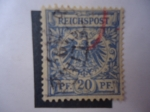 Sellos de Europa - Alemania -  Escudo - Alemania Imperio- 1889/1900