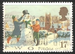 Stamps United Kingdom -  Muñeco de nieve