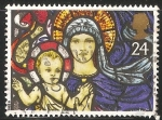Stamps United Kingdom -  Virgen con niño Jesus