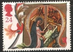 Stamps United Kingdom -  La Virgen y el niño Jesus