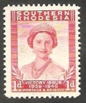 Stamps Zimbabwe -  Reina Elizabeth