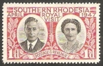 Stamps Zimbabwe -  Visita Real