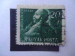 Stamps Hungary -  Ignac Martinovics 1705-1795,Filosofo - Húngaros luchadores por la libertad