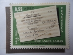 Stamps Venezuela -  Sesquicentenario de la Muerte d José Angel Lamas (1814-1964)