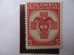 Stamps Colombia -  Cruz Roja Nacional - Scott/RA-49