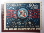 Sellos de America - Colombia -  UIT - Cien Años de Cooperación Internacional