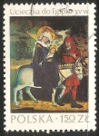 Stamps Poland -  Huida de Egipto