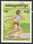 Stamps : Asia : Cambodia :  Olimpiadas de los Angeles 84