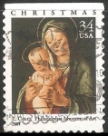 Sellos de America - Estados Unidos -  La Virgen y el Niño