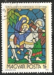 Stamps Hungary -  Huida a Egipto