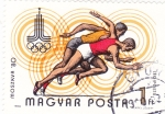 Stamps Hungary -  Olimpiada Moscú-80